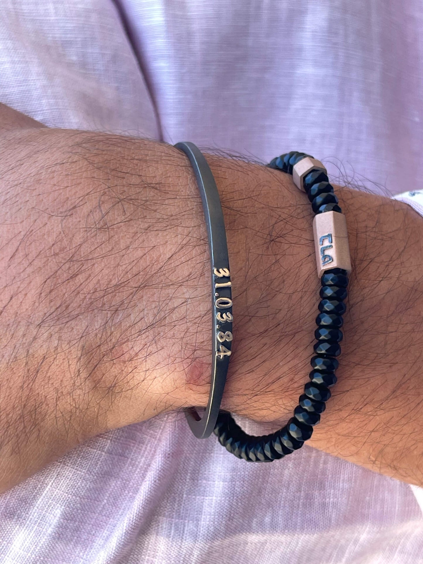 Mens Irregonal Cuff bracelet
