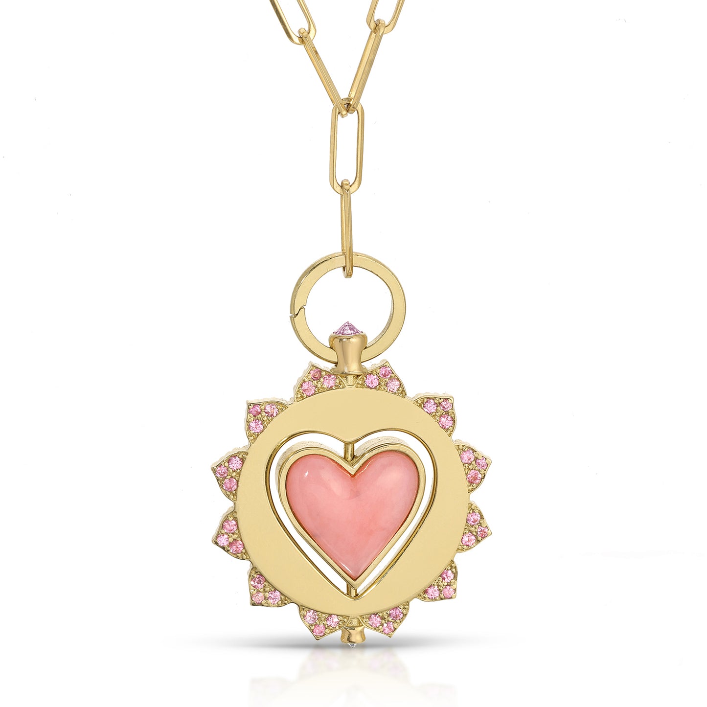 resides in the center of the chest near the heart.