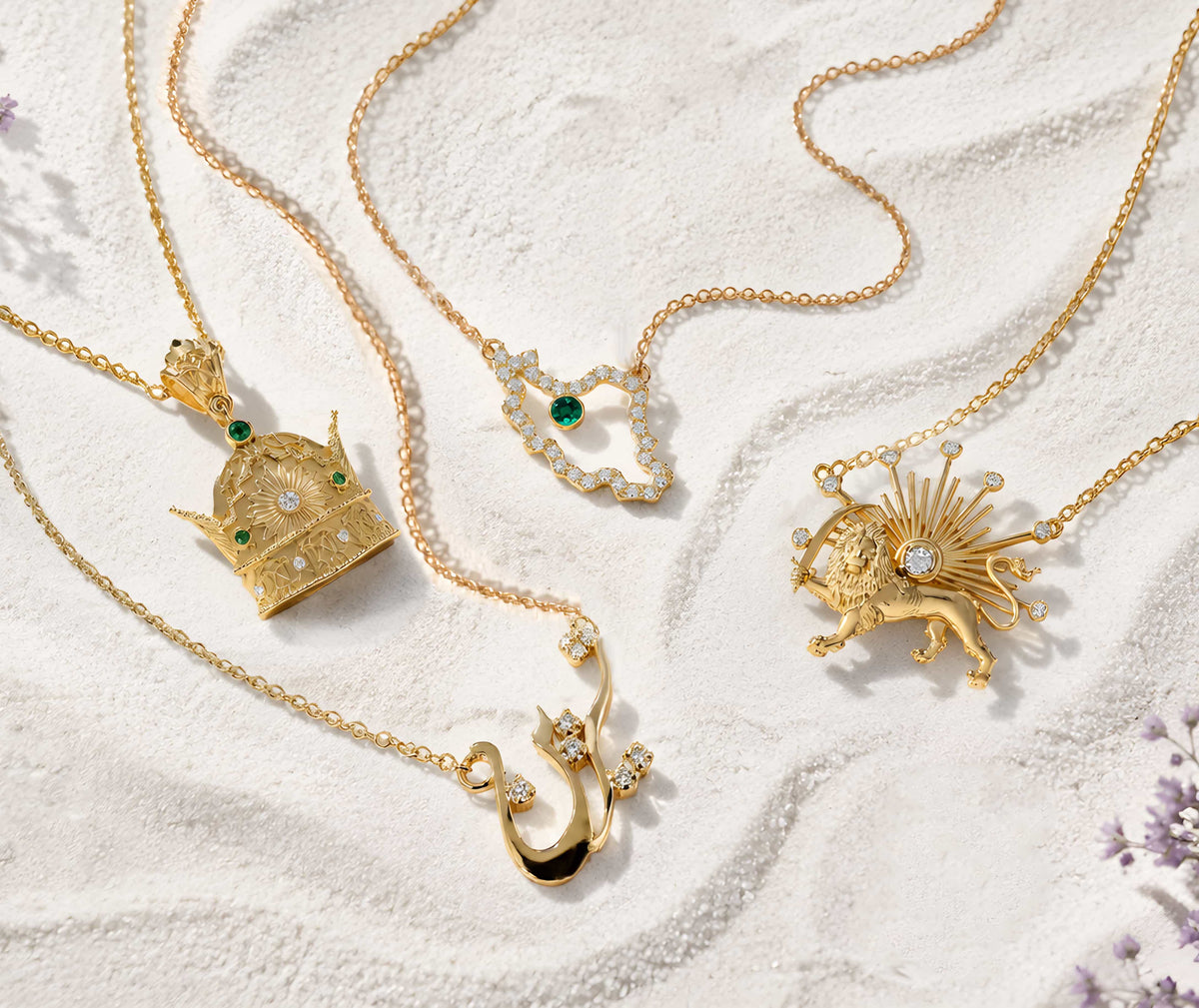 Symbols carried for centuries, cast in gold