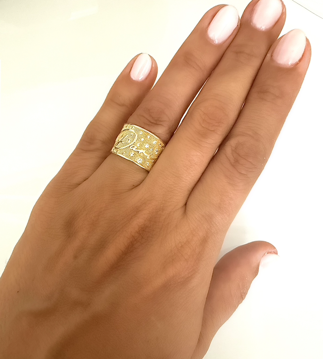 Sprinkle Diamond Name Cigar band