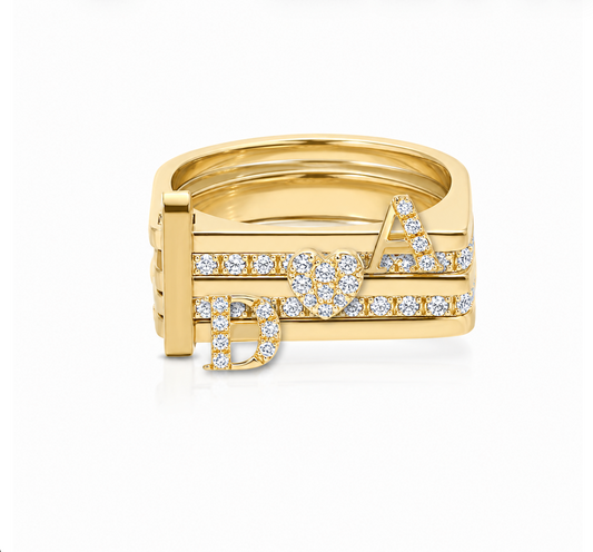Icons LNQD 5 stack Ring
