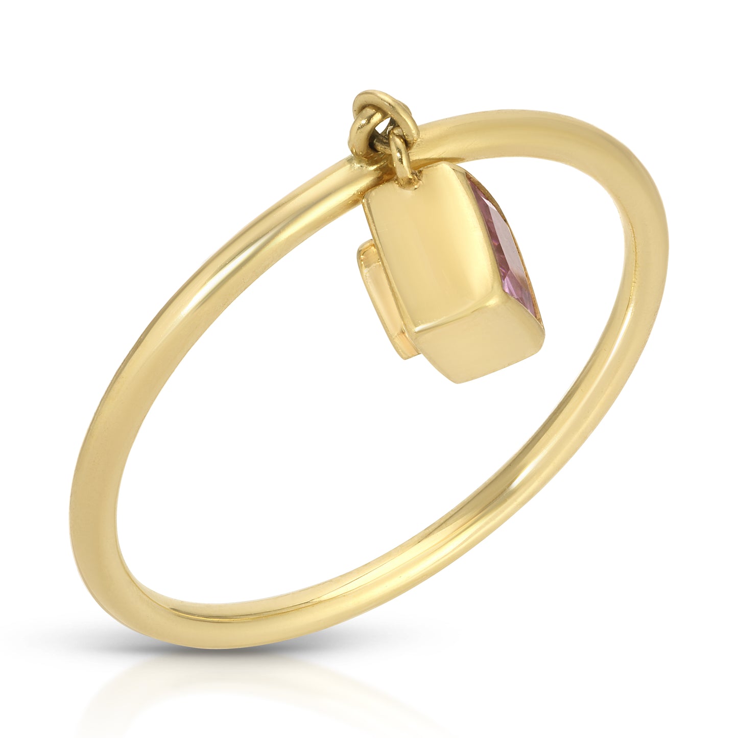 Ready to Ship - Peekaboo princess Gold ring