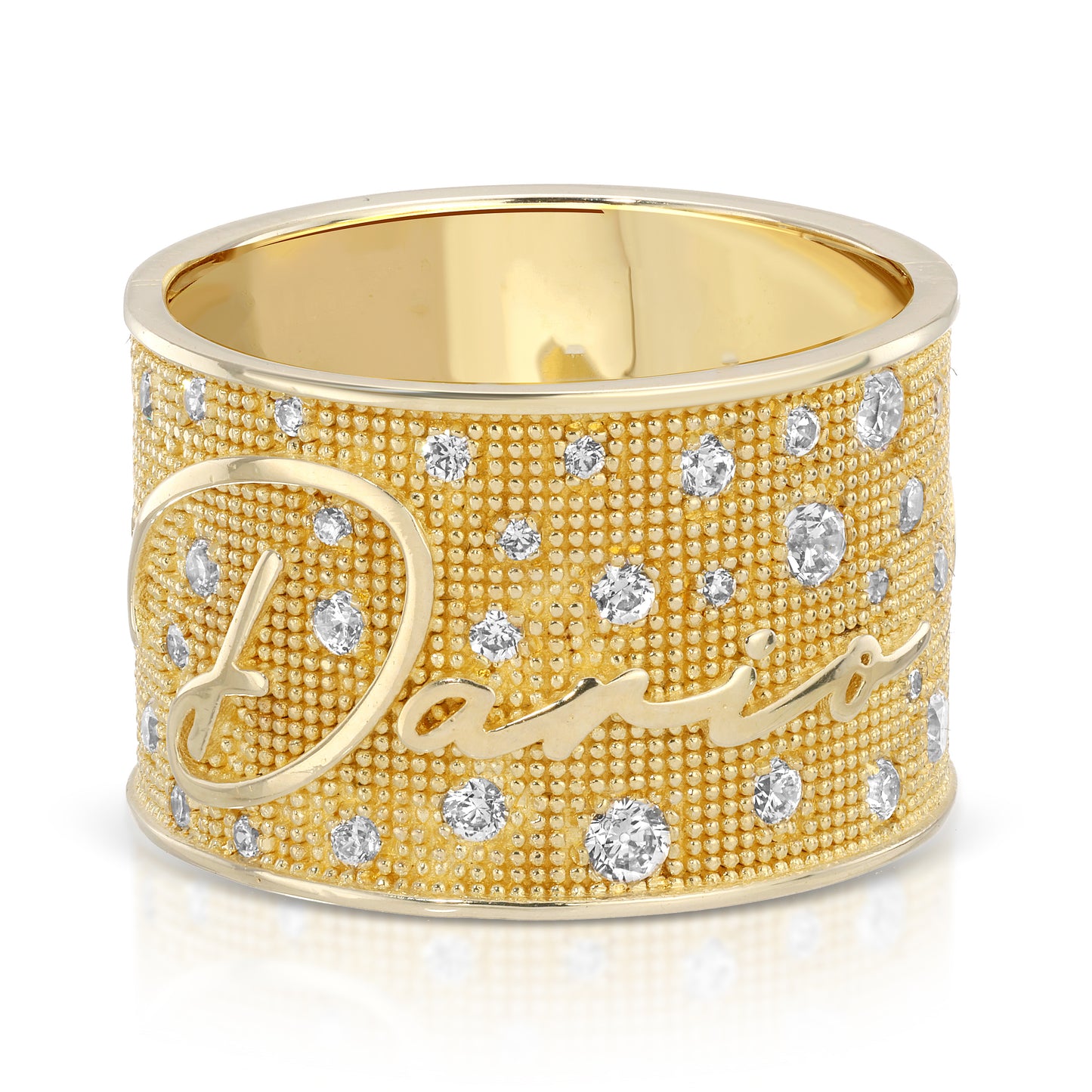Sprinkle Diamond Name Cigar band