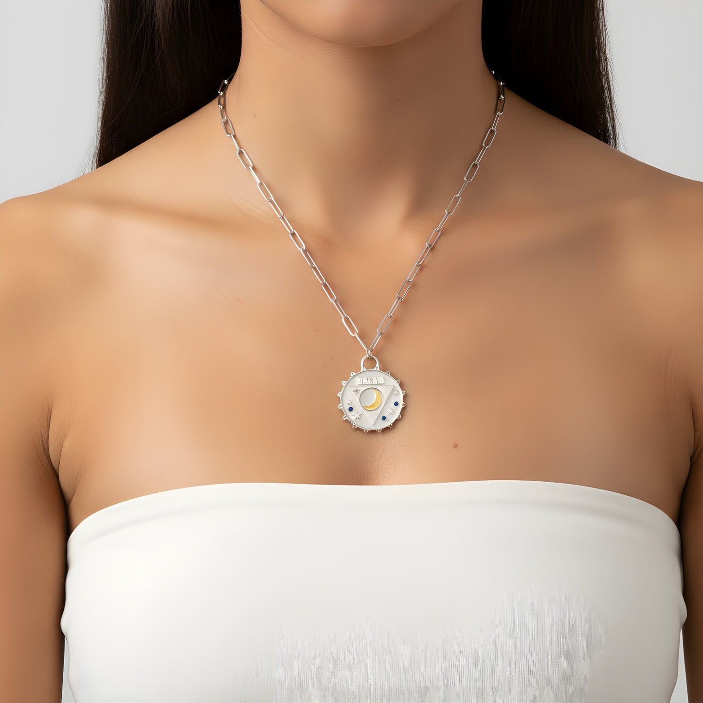 Silver and Gold Small Dream medallion