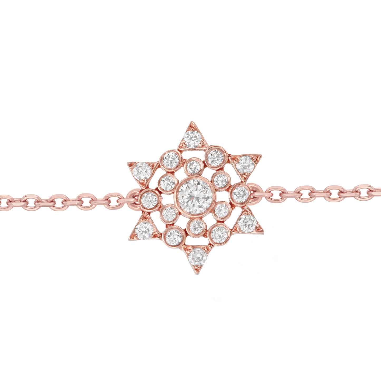 Ready to Ship - Flocon De Neigh diamond chain ring