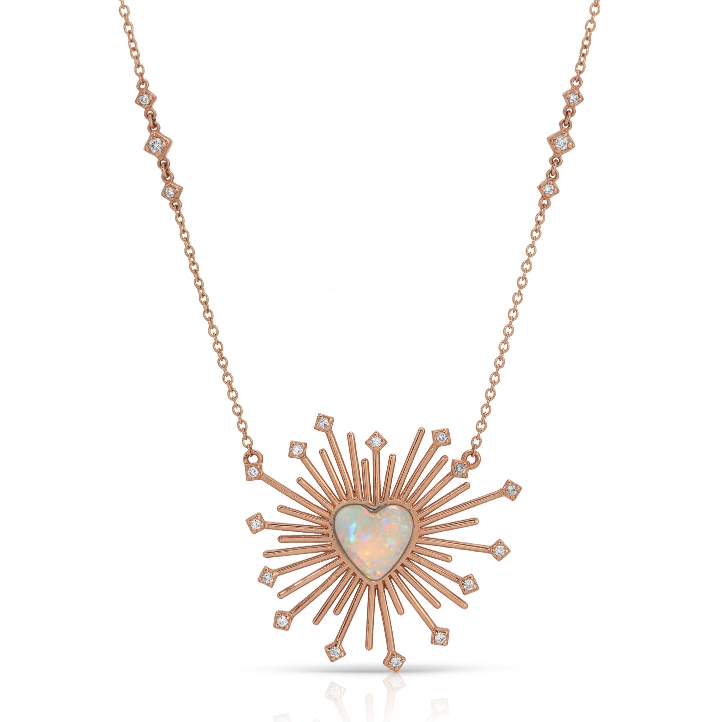 Glow necklace- Heart