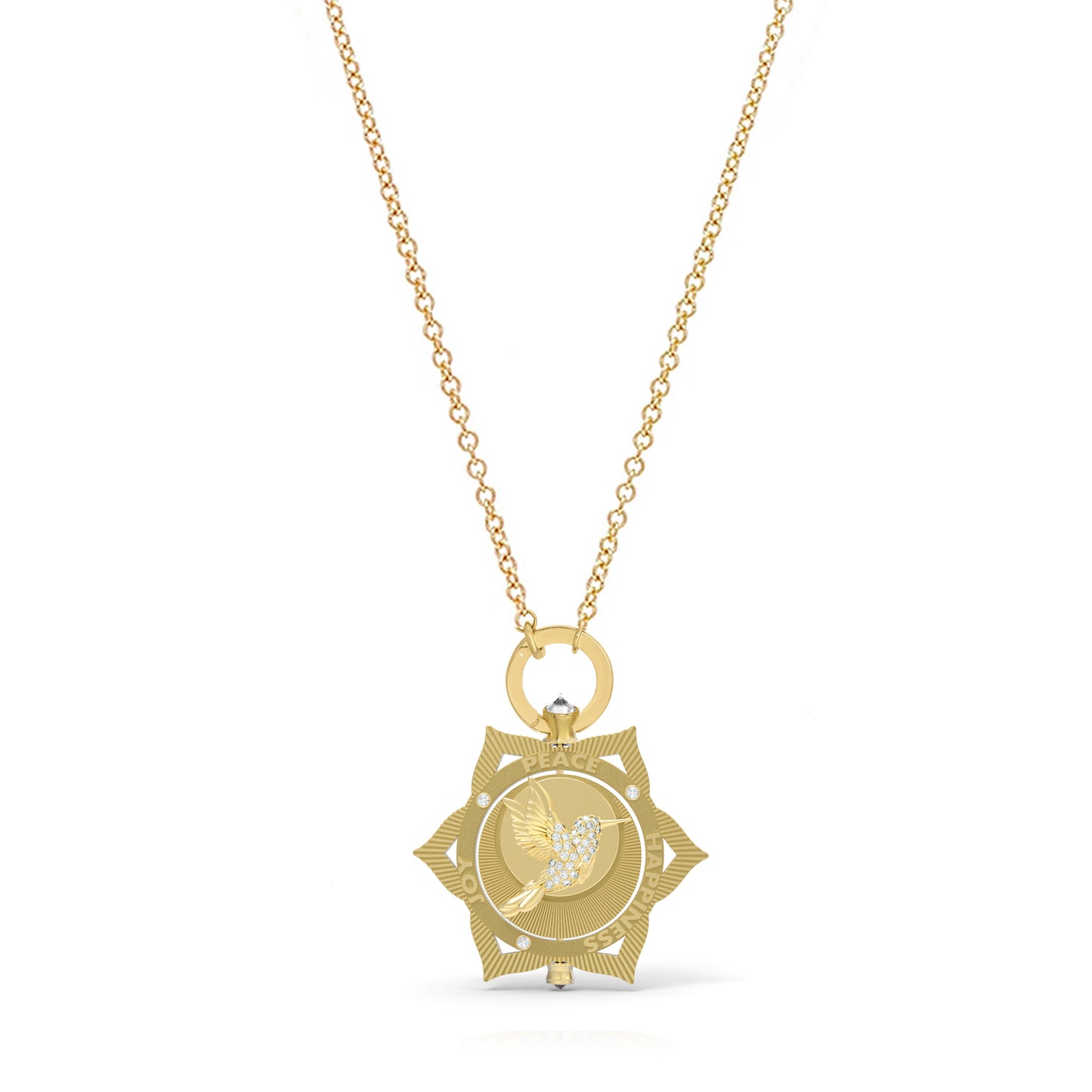 large Joy medallion