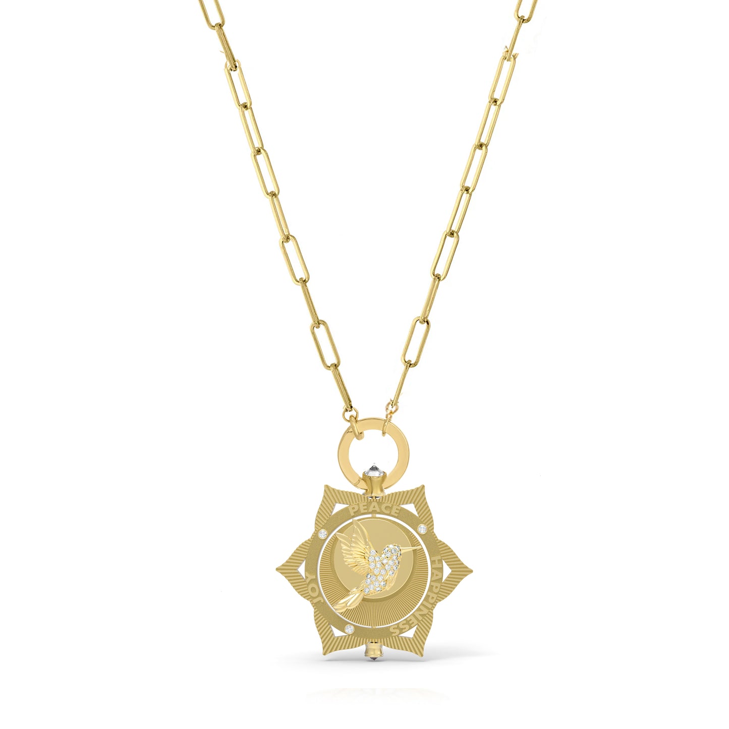 large Joy medallion