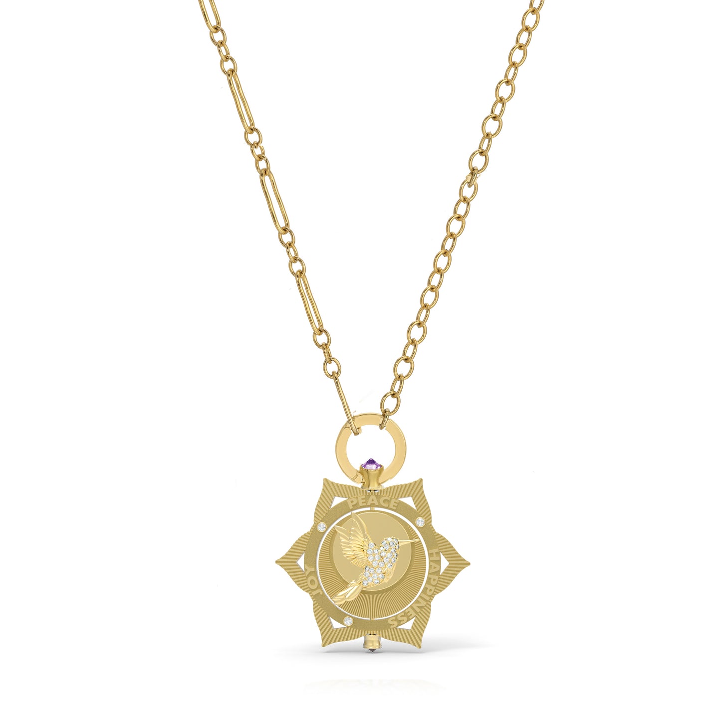 large Joy medallion
