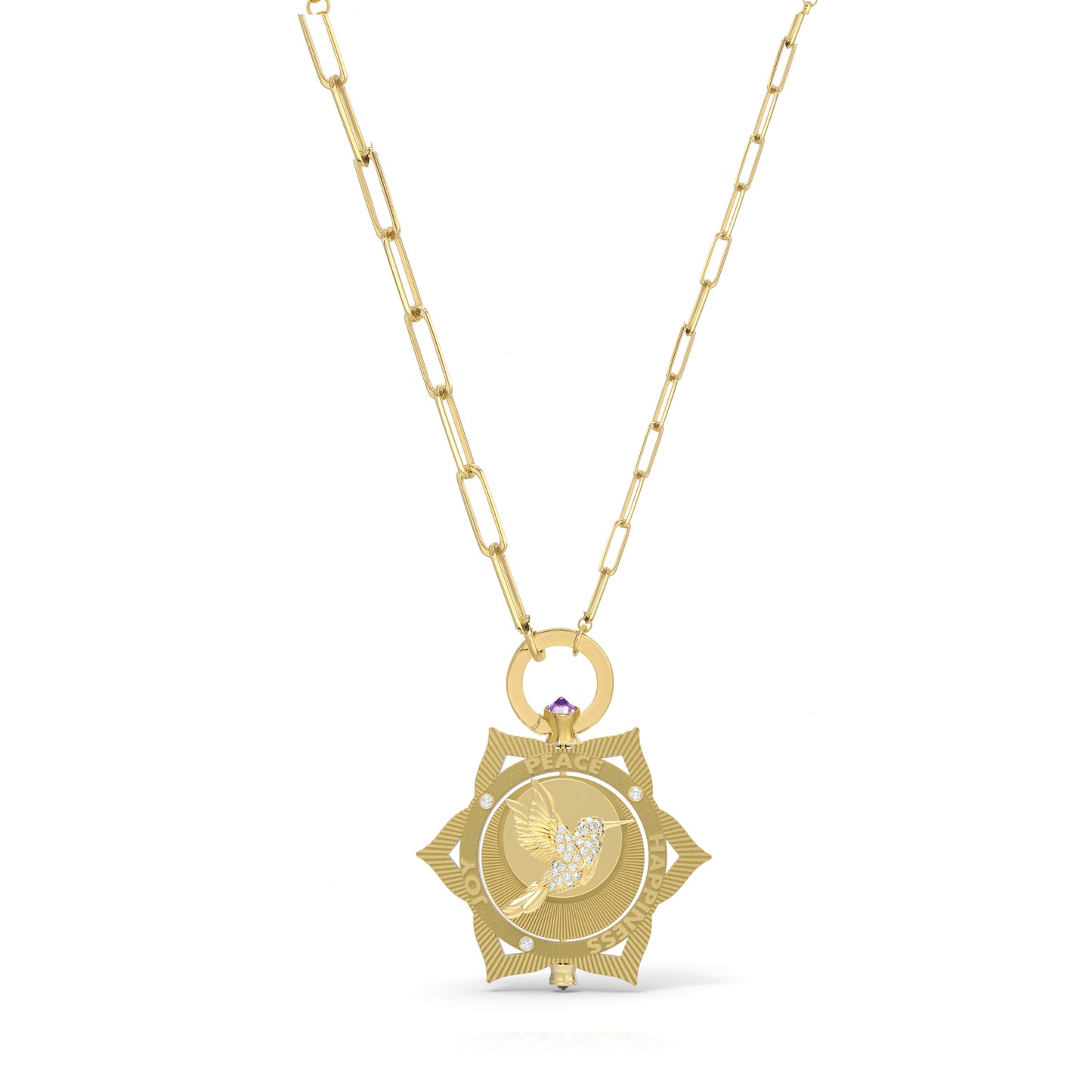large Joy medallion