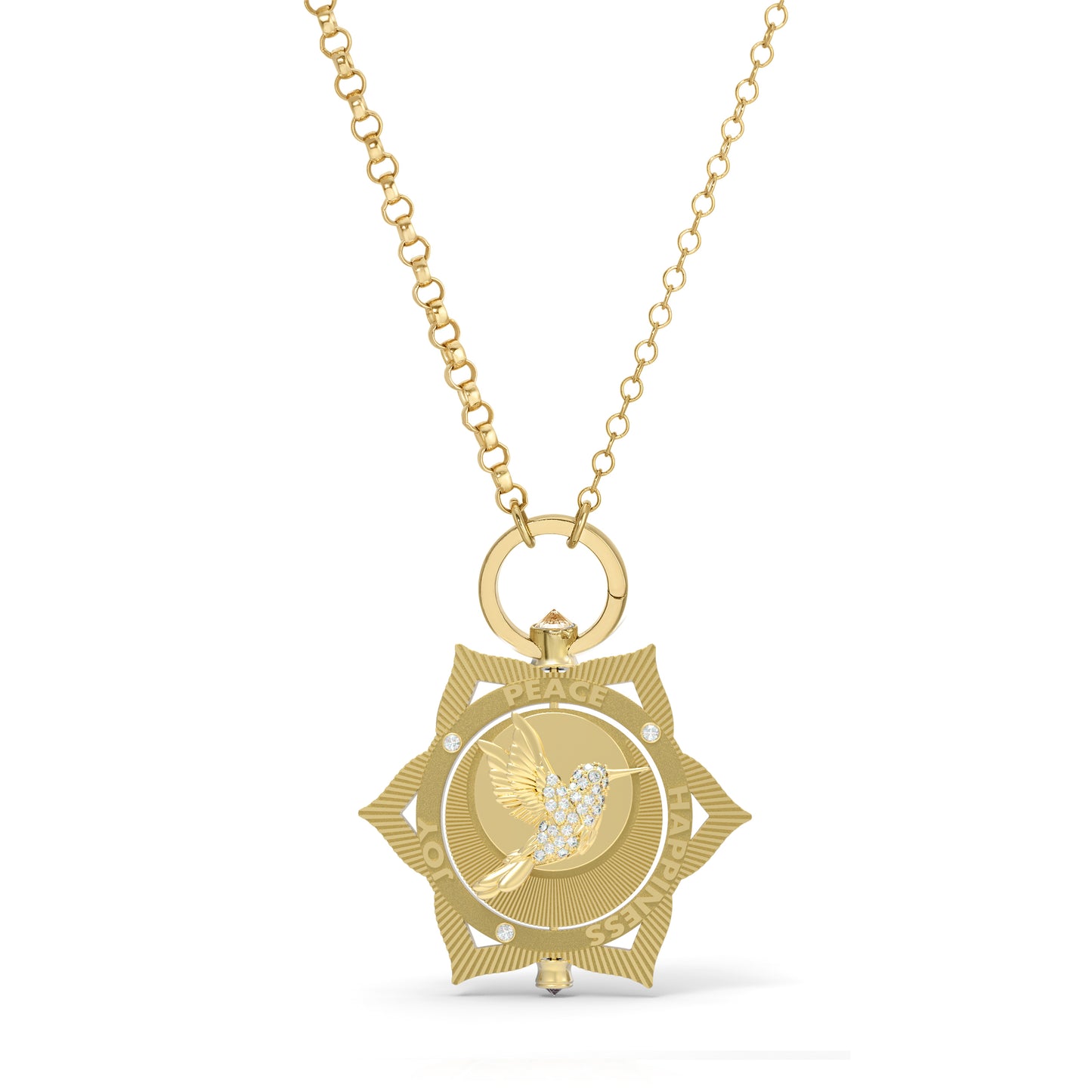 large Joy medallion