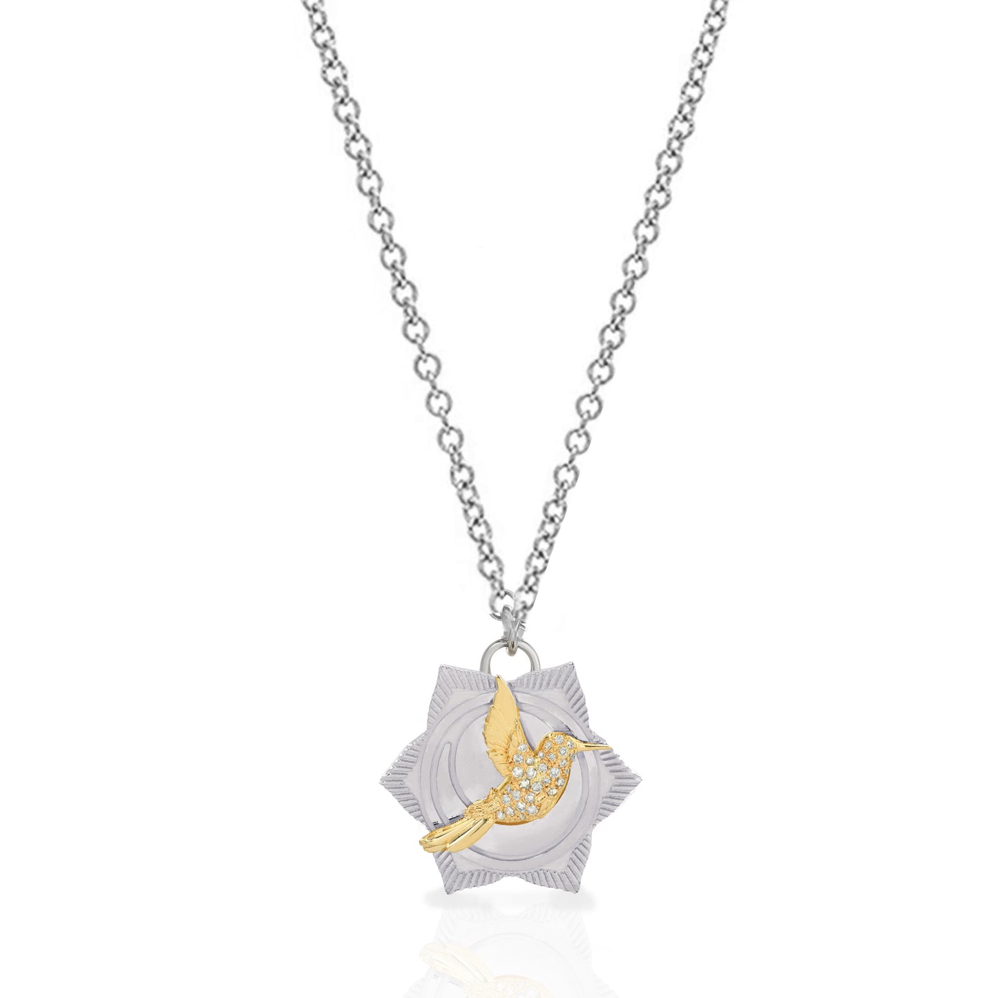 Silver and GoldSmall Joy medallion