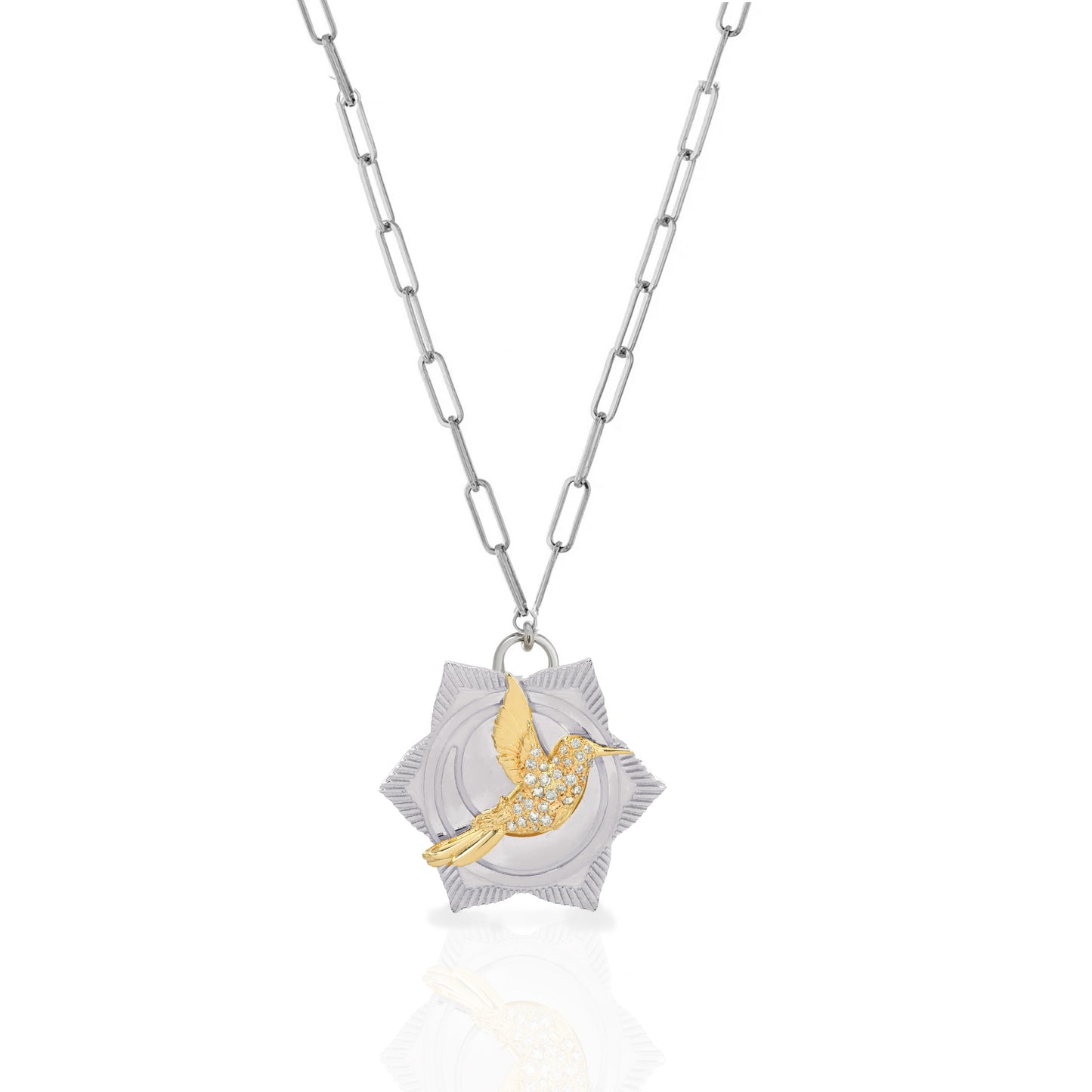 Silver and GoldSmall Joy medallion