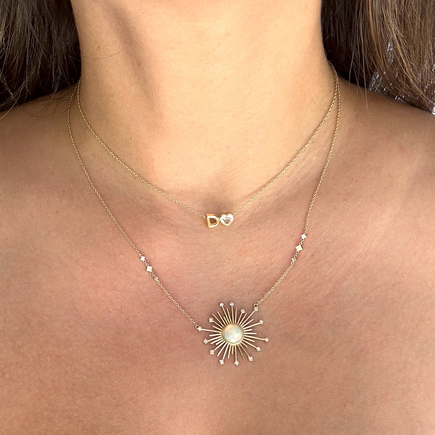 Glow necklace- Round