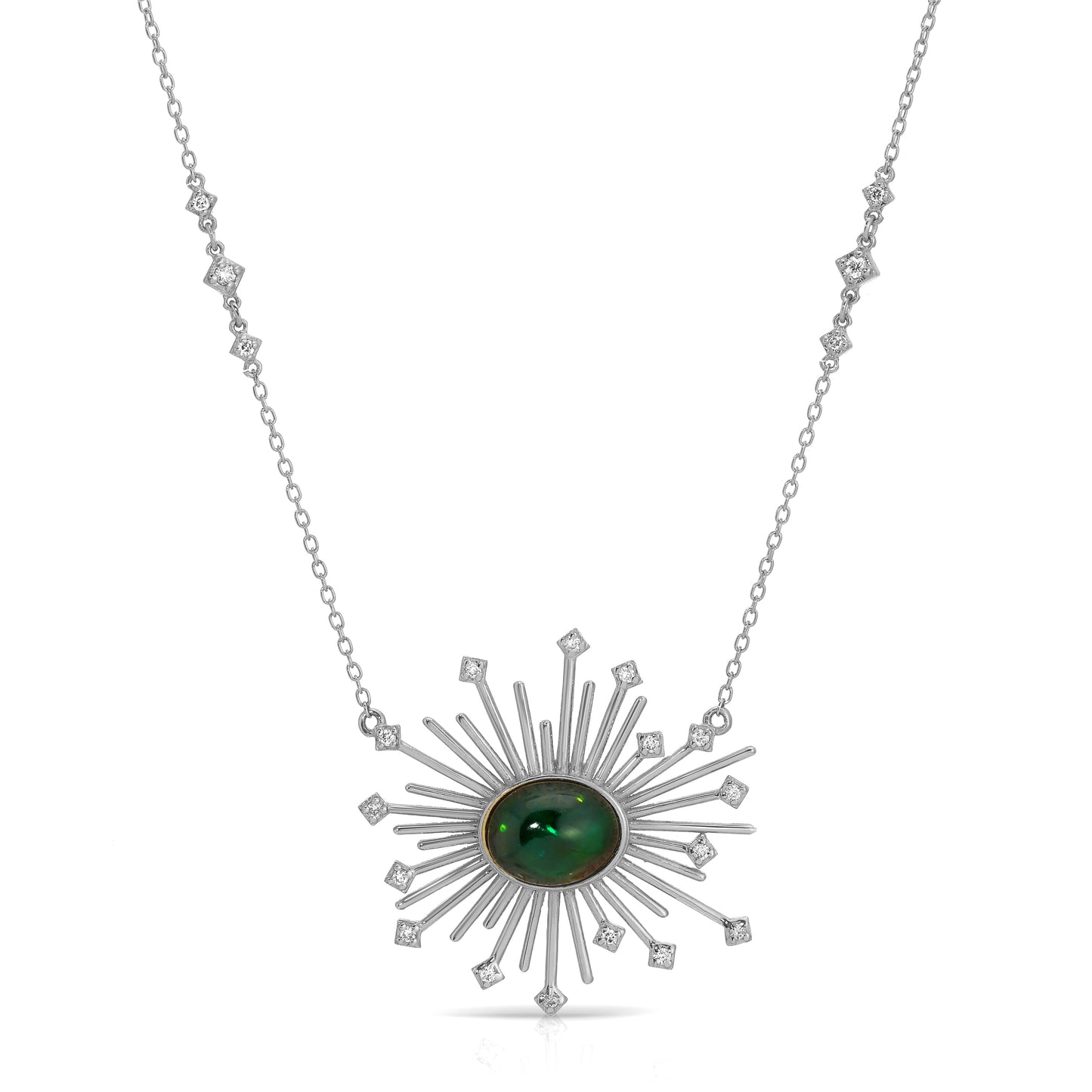 Glow necklace- Oval