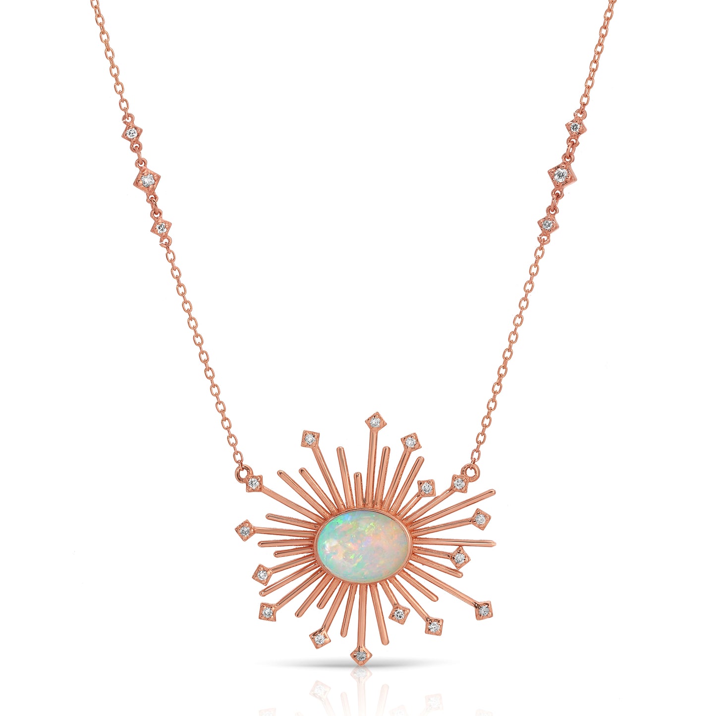 Glow necklace- Oval