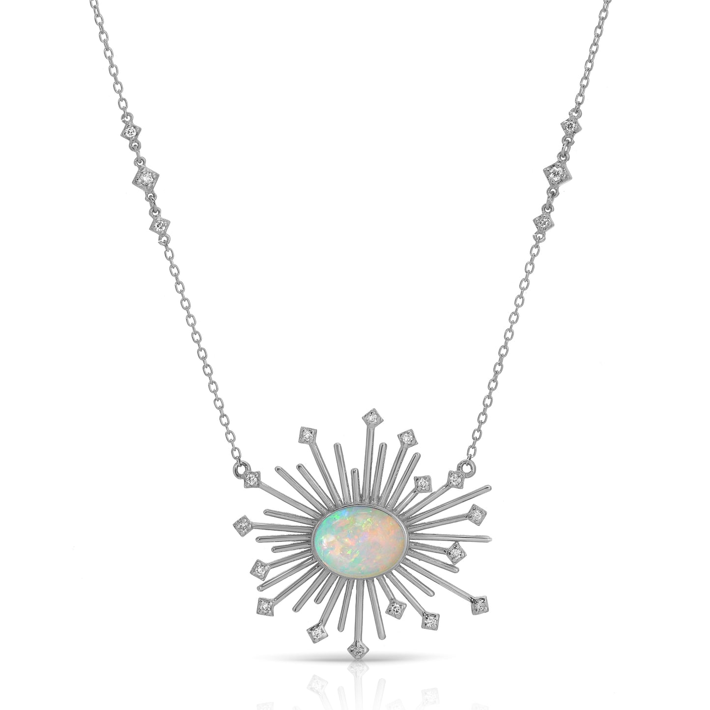Glow necklace- Oval