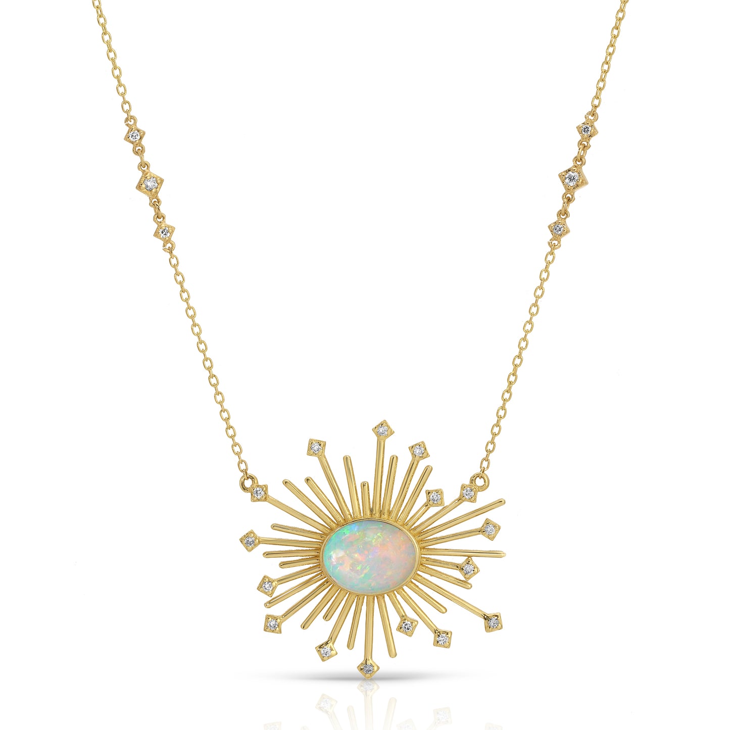 Glow necklace- Oval
