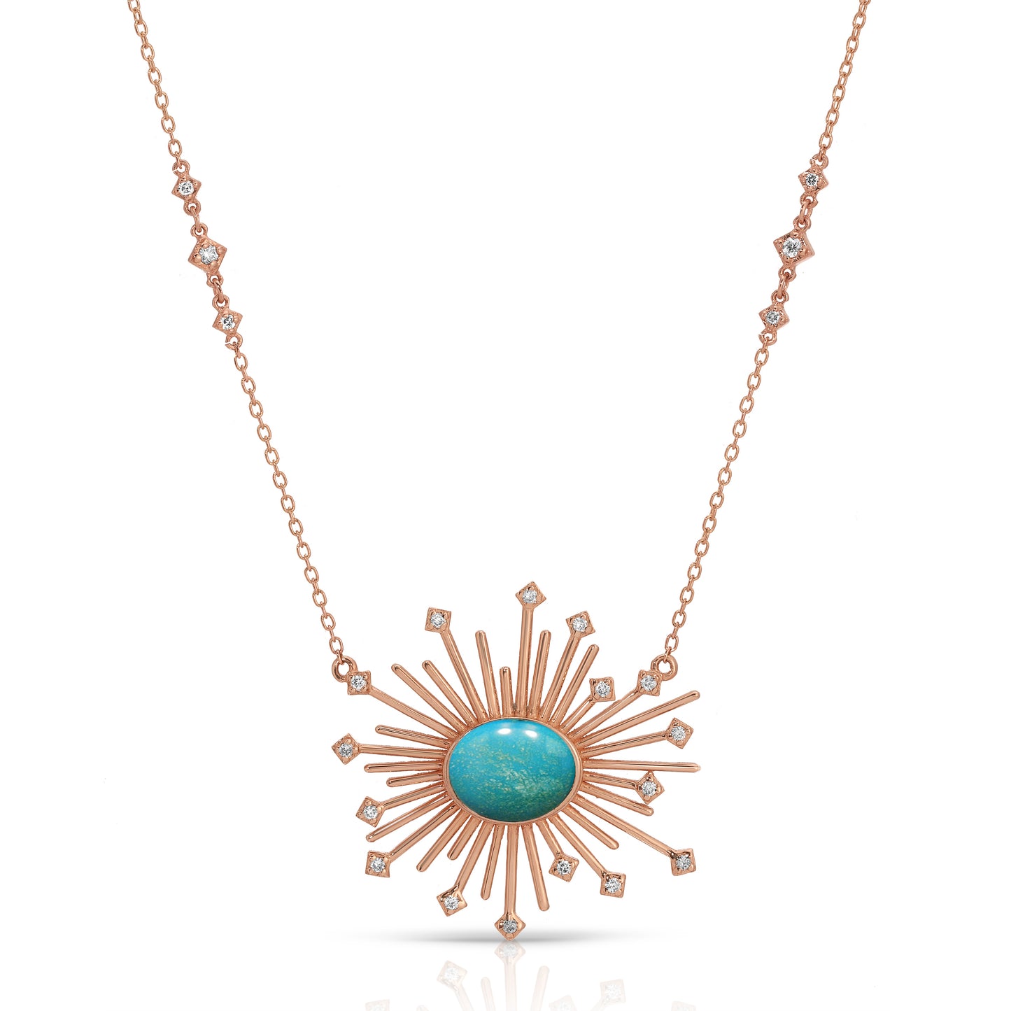 Glow necklace- Oval