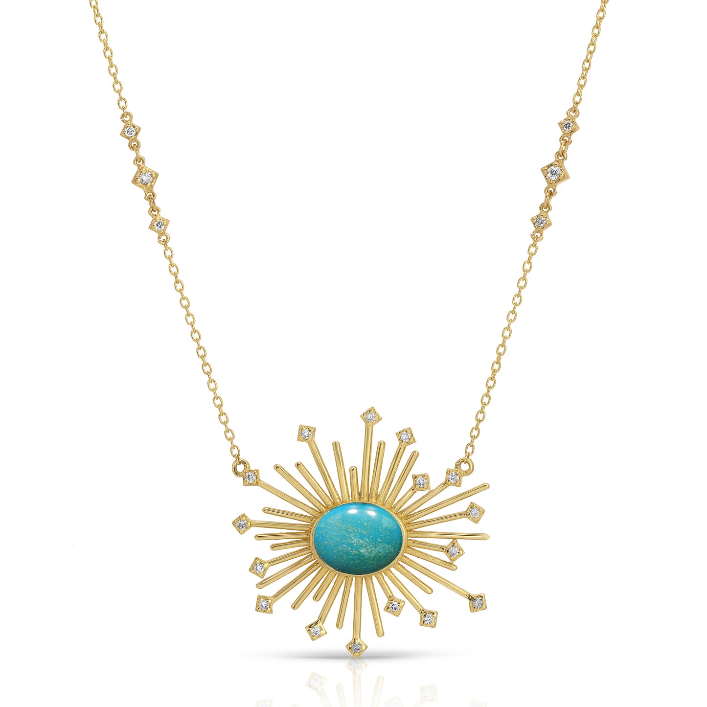 Glow necklace- Oval
