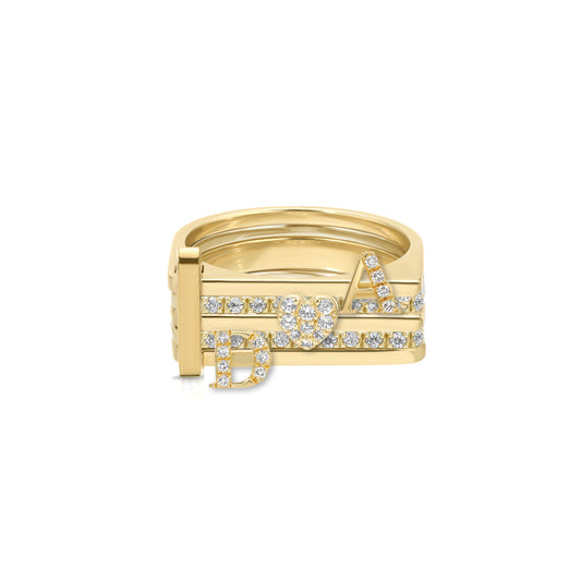 Icons LNQD 5 stack Ring