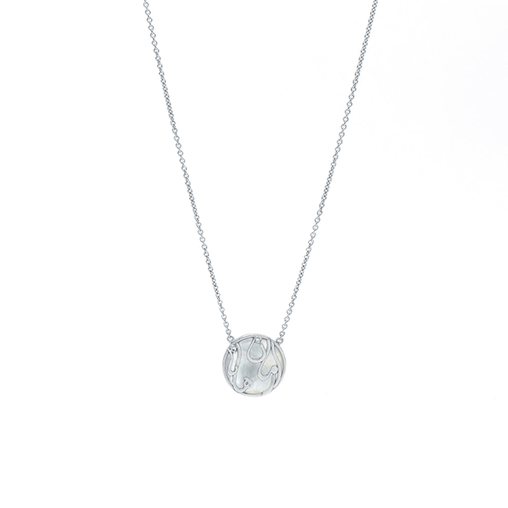 Persian - Arabic Double Name Necklace On Stones