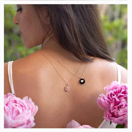 SAMPLE SALE - Co-exist - The Heart Necklace on Gemstone