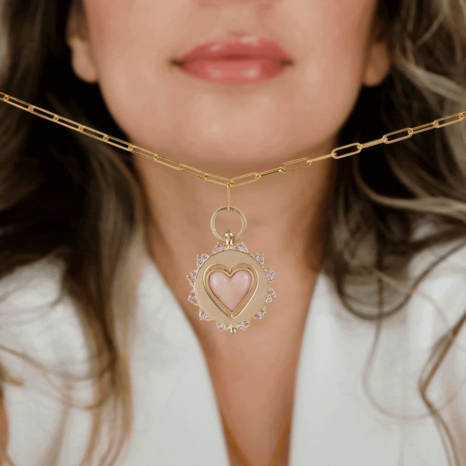 SAMPLE SALE large Love medallion