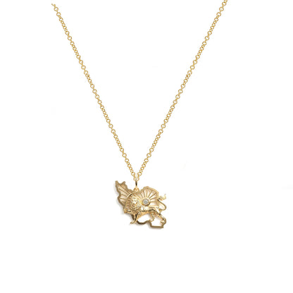 Iran Shiro Khorshid - Lion and Sun Necklace. Noush Exclusive