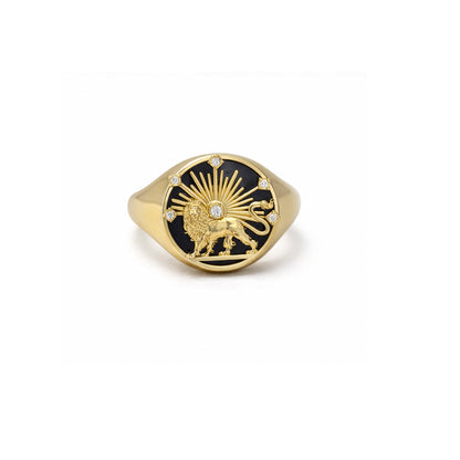 Unisex Shir-O-Khorshid signet ring