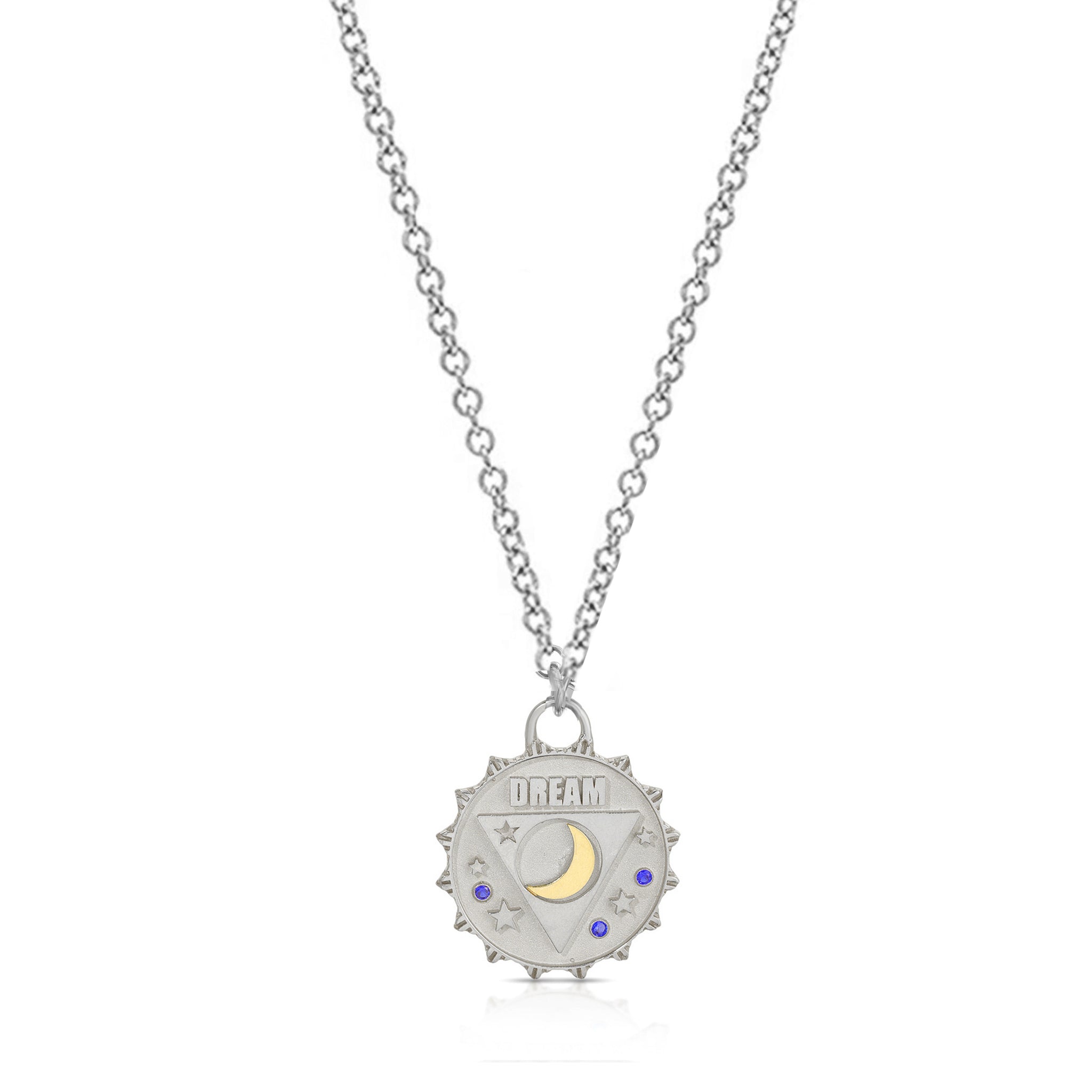 Silver and Gold Small Dream medallion