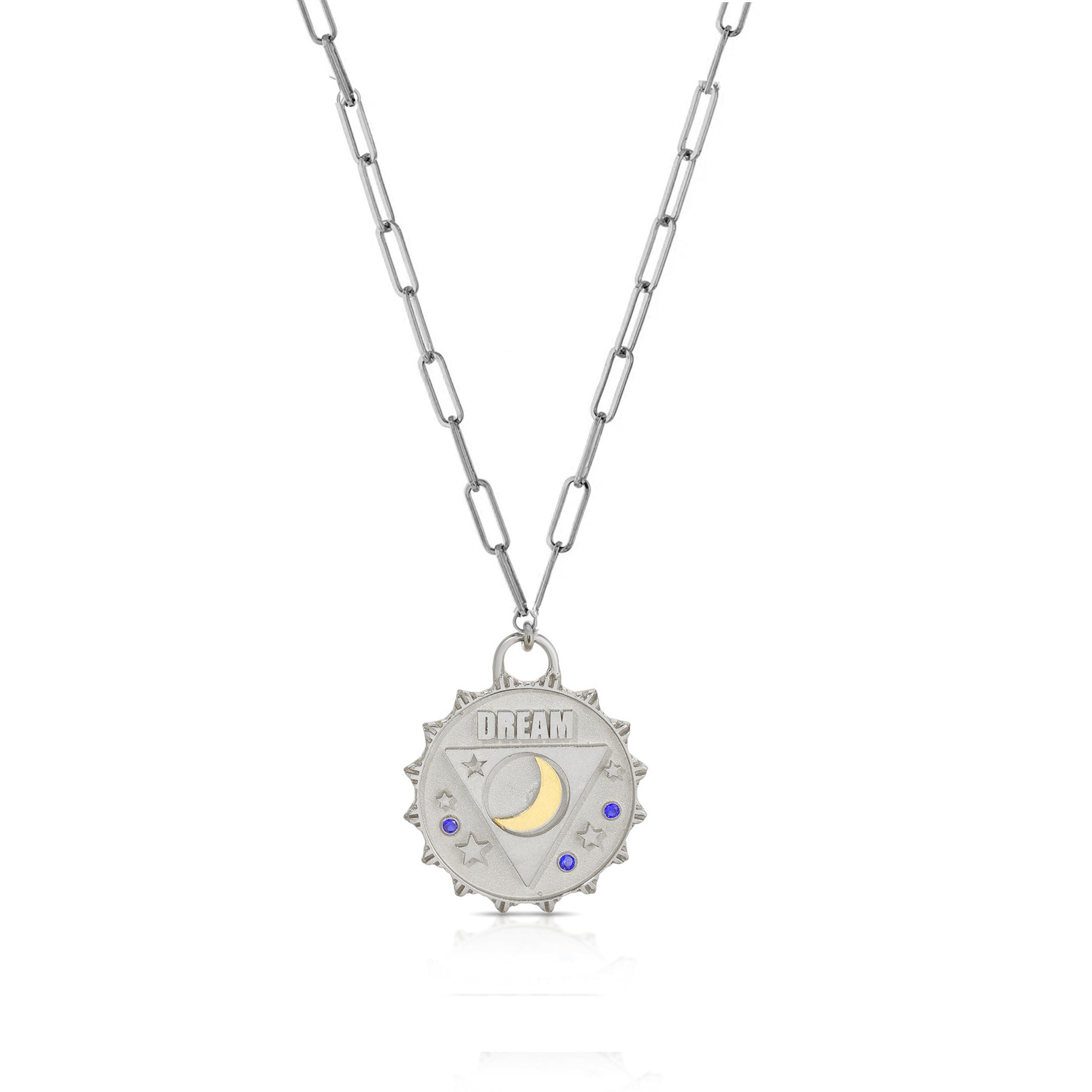 Silver and Gold Small Dream medallion