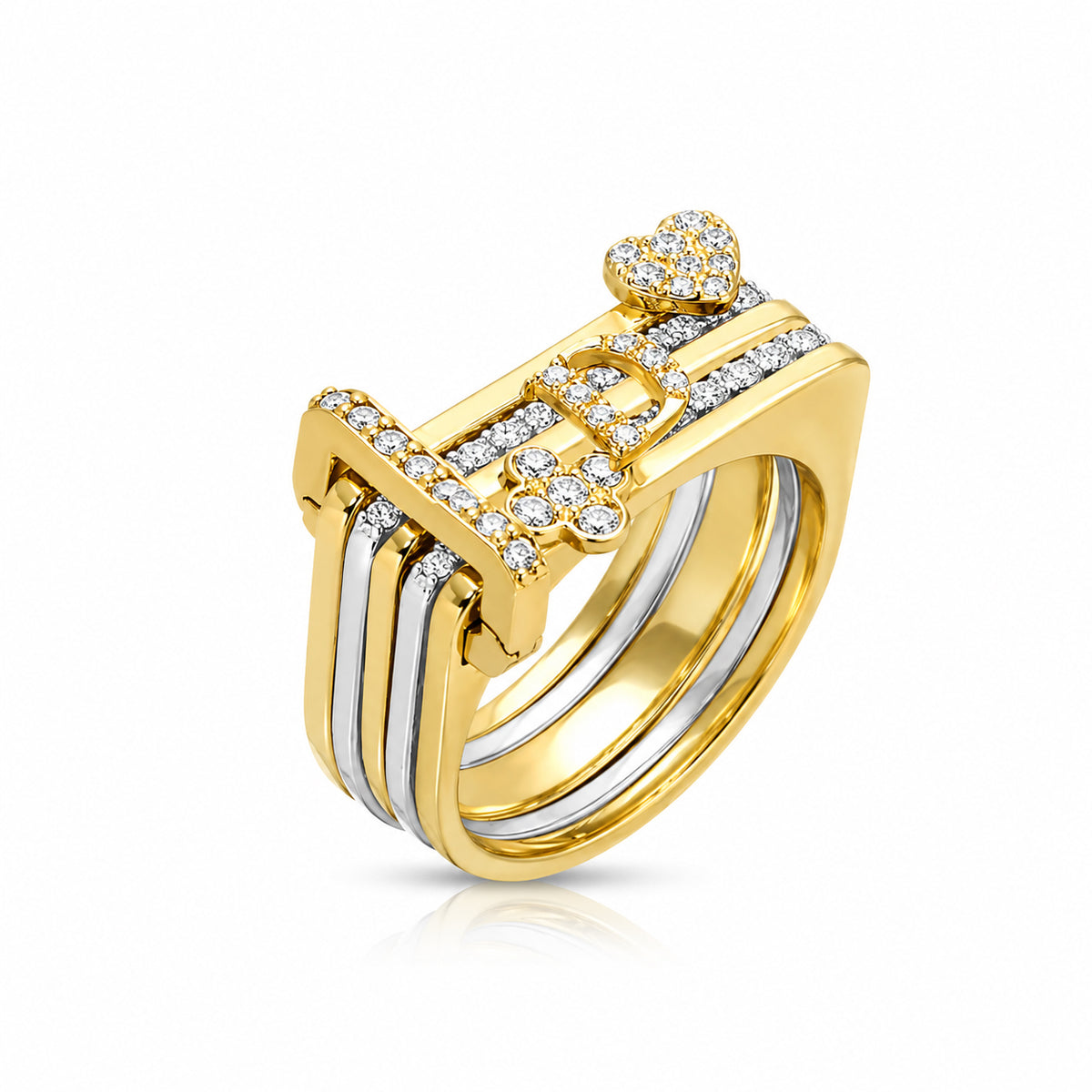 Icons LNQD 5 stack Ring