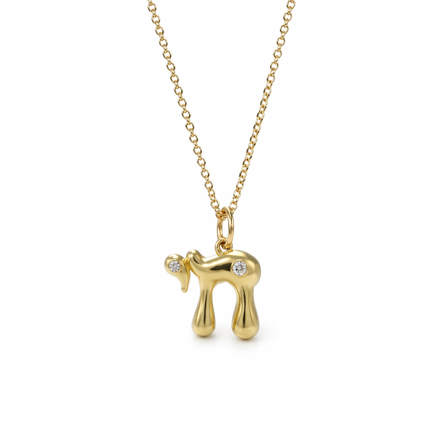 Chai Diamond Pendant Necklace