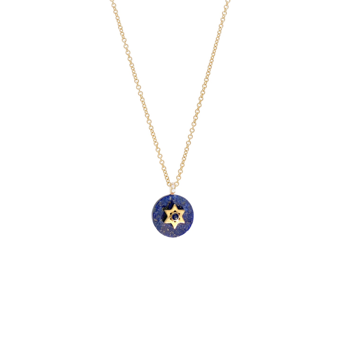 SAMPLE SALE- Co-exist - Star of David Necklace on Gemstone