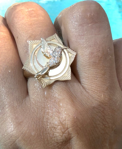 Bird of Freedom Signet Ring