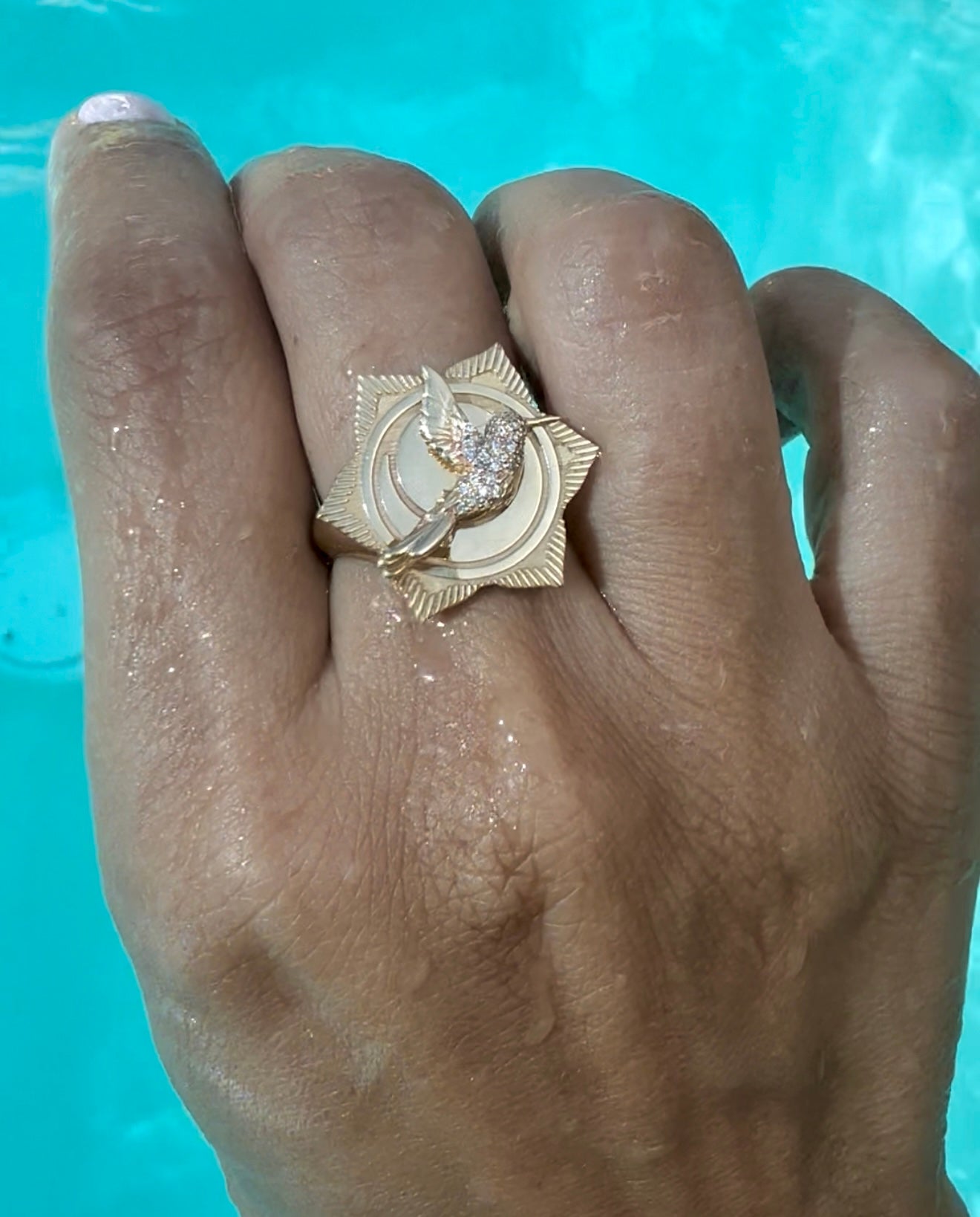 Bird of Freedom Signet Ring
