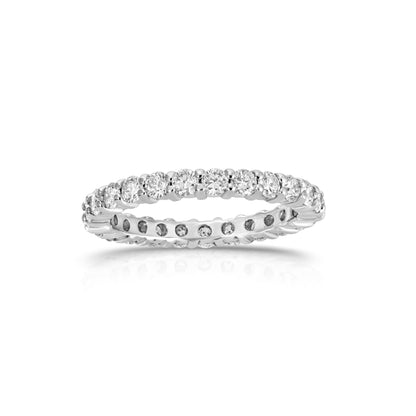 Brilliant diamond eternity band