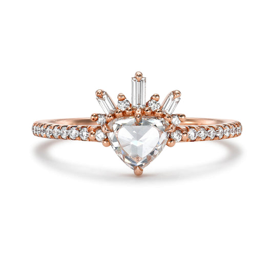 Crown of heart Ring