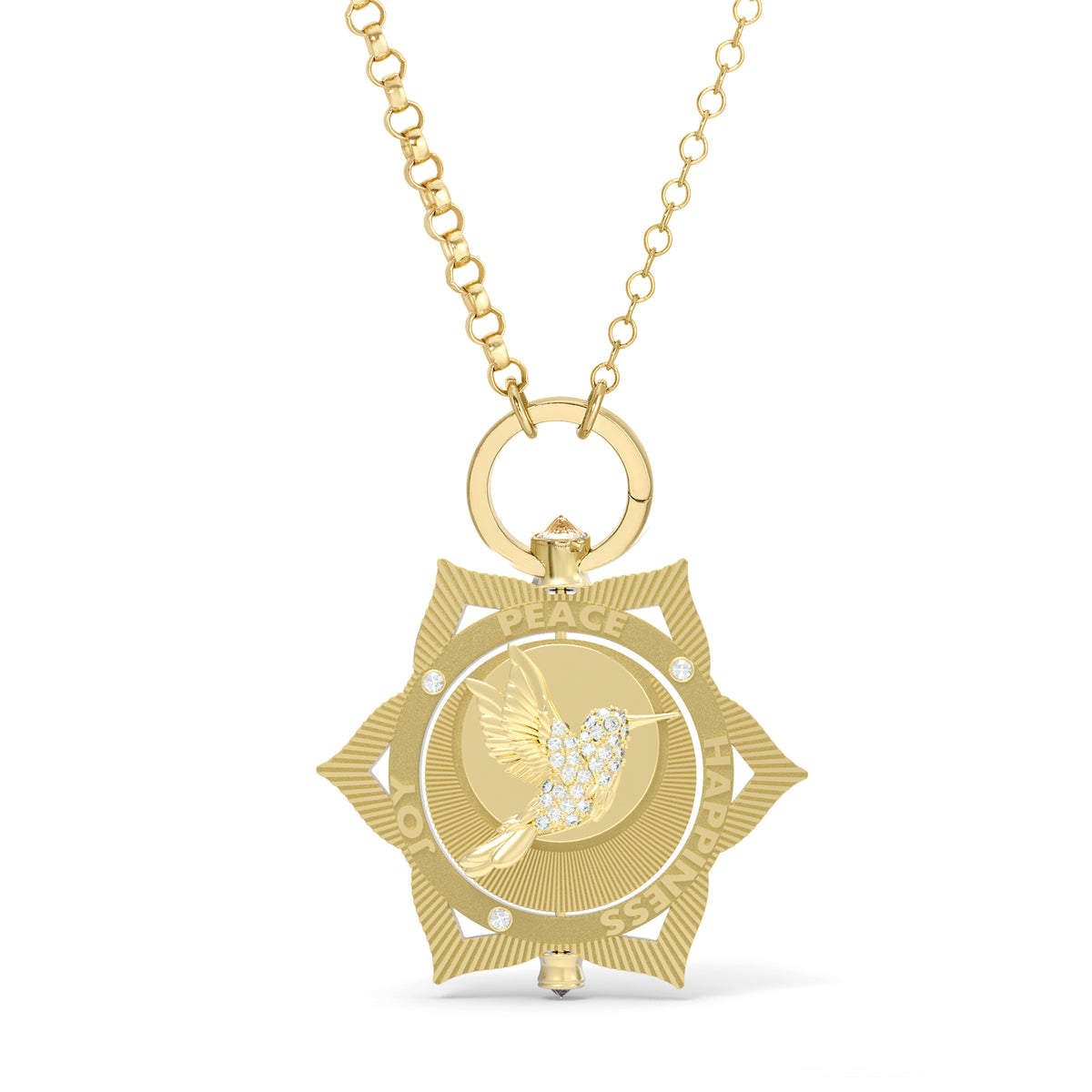 large Joy medallion