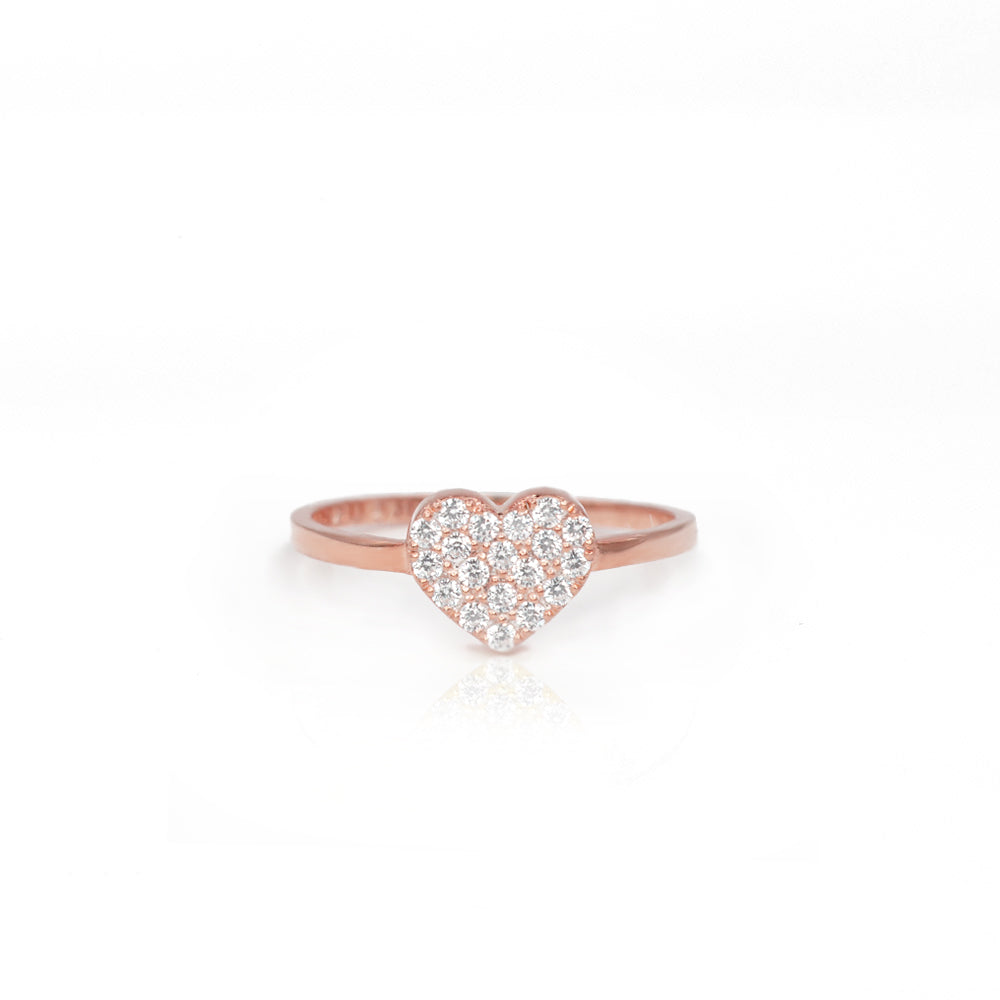 Heart of gold ring