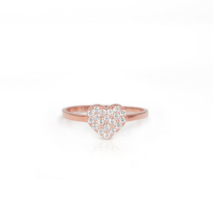 Heart of gold ring