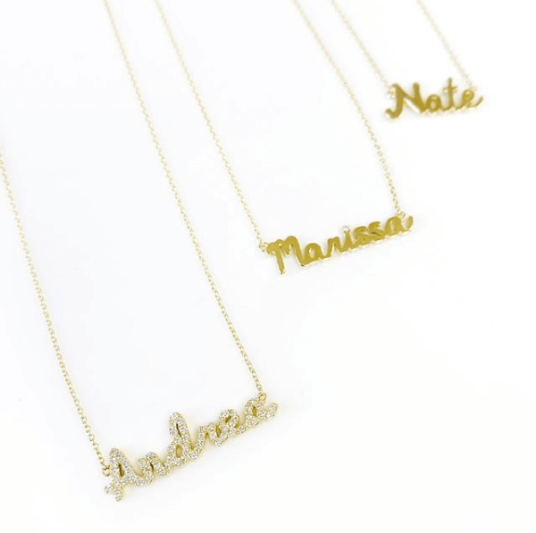 Tiny Treasure Name Necklace