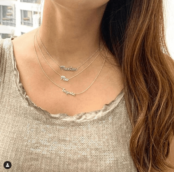 Tiny Treasure Name Necklace