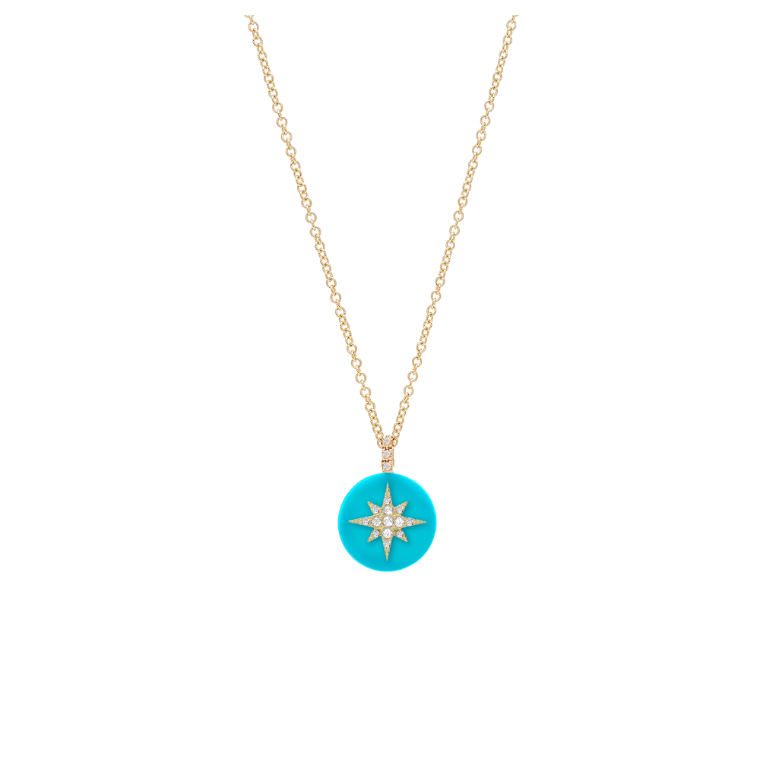 Co-exist - North Star Necklace on Gemstone