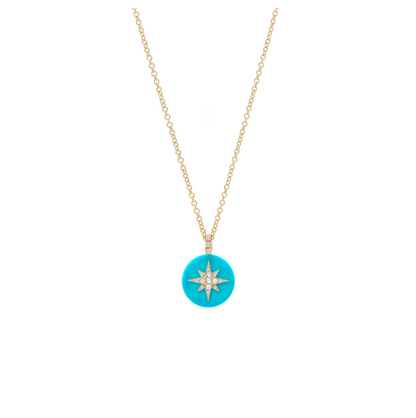 Co-exist - North Star Necklace on Gemstone