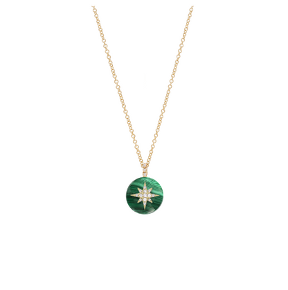 Co-exist - North Star Necklace on Gemstone