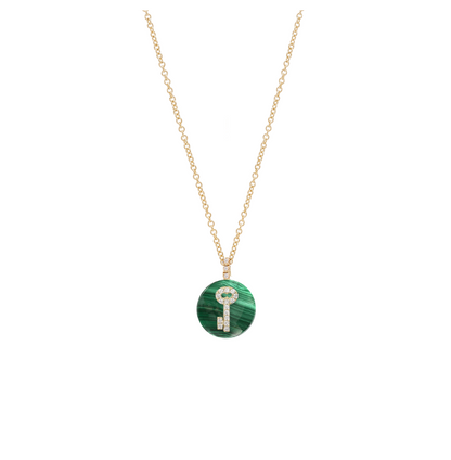 Co-exist - Secret Key Necklace on Gemstone