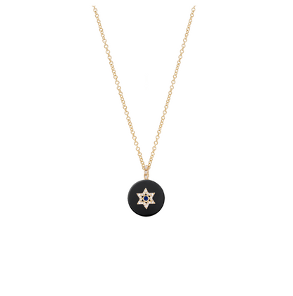 Co-exist - Star of David Necklace on Gemstone