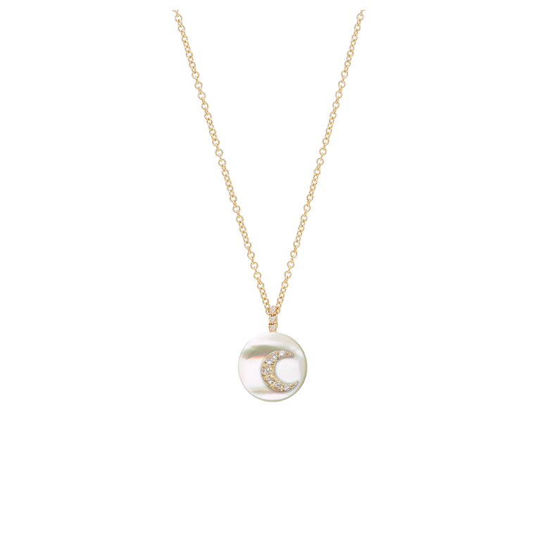 Co-exist -Moon Necklace on Stone